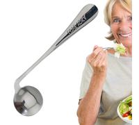 Fourchette coudée pour personnes âgées - 17 x 3,8 cm - Cuillères à tête courbée - Fourchette à manger coudée - Ustensile courbé pour l'auto-alimentation | Ustensile d'allaitement pratique pour les