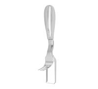 Fourchette coupe-pastèque 2 en 1, coupe fruits 2 en 1 en acier - Outil coupe-ananas | Pour parents, chef, barbecue, pique-nique, camping, fête, anniversaire, réunion, dortoir, camping-car, appartement