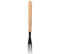Fourchette de Barbecue Longue en Acier Inoxydable avec Manche en Bois 41cm BBQ Noir / Beige Noir / Beige G