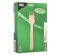 Fourchette en bois 'pure', cirée, longueur: 160 mm