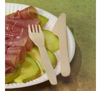 Fourchette en bois 'pure', longueur: 165 mm, par 500