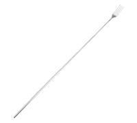 Fourchette extensible - Couverts de repas en acier inoxydable avec longue poignée | Fourchettes portables et couverts extensibles | Pour la maison, l'école, le barbecue, le camping, le barbecue