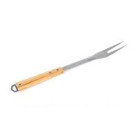 Fourchette inox 44 cm manche bambou -