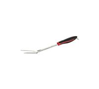 Genius Fourchette à viande XL pour barbecue - Noir (env. 42 cm) - Idéale pour retourner les aliments - Passe au lave-vaisselle