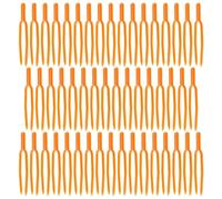 Fourchette pour Planter des Fraises, Clip de Fixation pour de Jardinage - Dispositif de pressage de vis de 50 pièces - Support d'escalade sur de Jardin de 65 mm, Support pour fiss