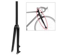 Fourchette pour VTT, Fourche à Vélo en Fibre de Carbone Entièrement en Carbone Fourche de Montagne de VTT de Vélo