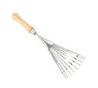 Fourchette Râteau De Jardin Outils De Jardinage Plage Râteaux à Poignée Outil De Râteaux pour Râteau à Main Fixé Pelouse Râteau à De Jardin Dent Cour (B)