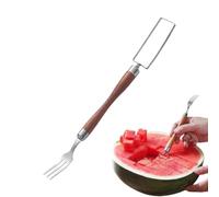 Fourchette Tranche-Pastèque | Outil de coupe polyvalent à double tête | Coupe-pastèque en cubes pour fruits d'été | pour Salade, Fête, Cuisine, Camping, Maison, Pique-nique,
