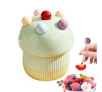 Fourchettes à Apéritif | Couverts Forme Champignon | Set fourchettes à gâteau et porte-fourchettes | Pour Maisons Fêtes Restaurants Événements Pique-niques Anniversaires Mariages Goûters Salons de Thé