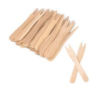 Fourchettes à Frites en Bois,300 PCS 8.5cm Fourchettes à Cocktail Petites Fourchettes à Apéritif en Bois Mini Fourchettes à Cocktail de Fruits pour Fête,Banquet,Buffet Mariage Fête Anniversaire