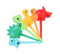 Fourchettes à Fruits Enfants, Brochettes pour Snacks Enfants 18 Pièces Mini Dinosaures Fruits Pics Fruits pour Les Tout-petits, Mignon Bento Picks
