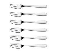 Fourchettes à gâteau en inox - TRAMONTINA - Essentials - Lot de 6 - 2mm