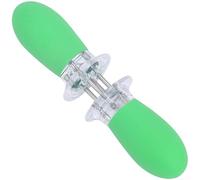 Fourchettes à maïs en acier inoxydable résistant à la chaleur avec poignée antidérapante pour griller le maïs doux 10 cm (vert)