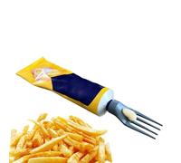 Fourchettes Apéritives Compatibles Tubes de Sauce - 20Pcs Fourchettes à Tremper Réutilisables Fruits Mini Alimentaires pour Frites Dessert Salade Fromage Mariage Fête Restaurant