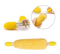Fourchettes Pour Brochettes De Maïs 1 Paire Supports De Maïs En Acier Inoxydable Fourchettes À Fruits Outils De Barbecue E Hi2329