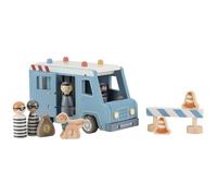 Fourgon de police en bois