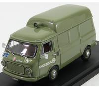 FOURGON FIAT 238 VAN POLICIA 1972 VERT MODÈLE STATIQUE DIECAST