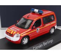 FOURGON NOREV 1/43 CITROEN BERLINGO POMPIERS SECOURS MEDICAL 2004 MODÈLE