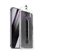 FOURHARVEST Lot de 2 films protecteurs d'écran de confidentialité à 360° pour iPhone 17 Pro Max - 4 directions - En verre trempé 9H - Sans bulles - Installation automatique facile - Bord complet de