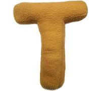 Fouriding Coussins de Lettres en Peluche Alphabet Anglais Coussin Décoratif pour Chambre d'enfant Coussin Décoratif pour Chambre d'enfant Coussin Décoratif pour Plancher de Voiture (T)