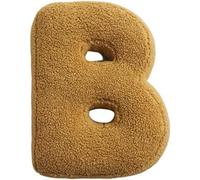 Fouriding Coussins de Lettres en Peluche Alphabet Anglais Coussin Décoratif pour Chambre d'enfant Coussin Décoratif pour Chambre d'enfant Coussin Décoratif pour Plancher de Voiture (B)