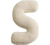 Fouriding Coussins de Lettres en Peluche Alphabet Anglais Coussin Décoratif pour Chambre d'enfant Coussin Décoratif pour Chambre d'enfant Coussin Décoratif pour Plancher de Voiture (S)