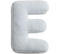 Fouriding Coussins de Lettres en Peluche Alphabet Anglais Coussin Décoratif pour Chambre d'enfant Coussin Décoratif pour Chambre d'enfant Coussin Décoratif pour Plancher de Voiture (E)