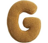 Fouriding Coussins de Lettres en Peluche Alphabet Anglais Décoratif pour Chambre d'Enfant et Plancher de Voiture (G)