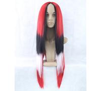 Fouriding Femmes/Ladies 70cm Cosplay Perruque Longue Cheveux Synthetiques Halloween Soiree Couleur de Gradient