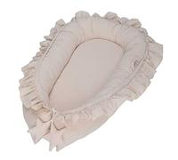 Fouriding Nid d'ange pour Nouveau-né et Bébé Sac de Couchage Anti-Coup de Pied pour Nouveau-né Garçons Filles 0-18 Mois Cadeau pour Nouveau-né (Beige)