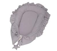 Fouriding Nid d'ange pour Nouveau-né et Bébé Sac de Couchage Anti-Coup de Pied pour Nouveau-né Garçons Filles 0-18 Mois Cadeau pour Nouveau-né (Gris)