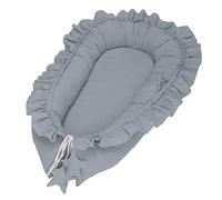 Fouriding Nid d'ange pour Nouveau-né et Bébé Sac de Couchage Anti-Coup de Pied pour Nouveau-né Garçons Filles 0-18 Mois Cadeau pour Nouveau-né (Bleu)