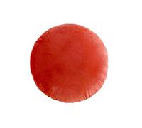 Fouriding Oreiller Rond 45CM en Molleton Hollandais - Coussin de Sol Souple pour Le Salon, Canapé, Chaise, Plancher de Voiture, Home Decorative (Orange)