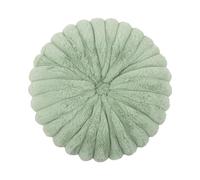 Fouriding Oreiller Rond en Faux Lapin 35cm,Oreiller Rond en Forme de Citrouille Coussin pour Salon Canapé Lit Chaise Plancher Voiture Décoration Intérieure (Vert)