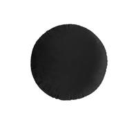 Fouriding Oreillers Ronds 45CM,Oreillers Ronds en Molleton Hollandais Oreillers de Sol à Coussin Souple pour Le Salon Canapé Chaise Plancher de Voiture Home Decorative (Noir)