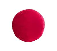 Fouriding Oreillers Ronds 45CM,Oreillers Ronds en Molleton Hollandais Oreillers de Sol à Coussin Souple pour Le Salon Canapé Chaise Plancher de Voiture Home Decorative (Rouge)