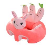 Fouriding Siège de Soutien Bébé, Mignon de Dessin Animé Coussin Canapé Assis Bébé S'asseoir en Peluche Remplie de Coton Nouveau-né Apprend des Cadeaux de Chaise Assise Enfant (Lapin) F-1 50cm