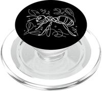Fourmi Rouge Linéaire Passionné d'Insectes PopSockets PopGrip pour MagSafe