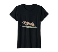 Fourmi T-Shirt Graphique avec Valeur, Femme, Noir, S