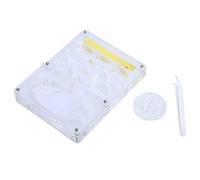 Fourmilière 3D en Acrylique Transparent, formicarium, système d’Alimentation pour nids d’Insectes, boîte d’Observation de Fourmis Transparente avec Joint sécurisé pour l’éducation