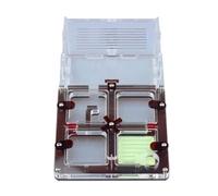 Fourmilière en Acrylique, Fourmilière en Acrylique Multicolore de 17 cm, boîte présentation(Bruin)