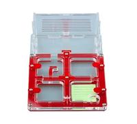 fourmilière, Fourmilière en Acrylique for étude familiale, comportement des Fourmis, château de, hydratant, Naturel, boîte présentation écologique, Maison(Rosso)