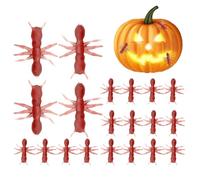 Fourmis Factices - Décor de Fourmis Simulées - Jouet Malicieux - 20 Pièces Accessoires Animaux Simulation Outils Malins pour Adolescents Filles Garçons Adultes
