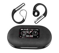 Fourmor Casque Bluetooth à Oreille Ouverte sans Fil, écran Tactile Couleur, Bluetooth 5.4, Batterie Longue durée, réduction du Bruit ENC, étanche IPX5, Transmission sonore directionnelle DT3.0