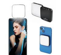 Fourmor Mini Lampe à Selfie Magnétique pour iPhone - Rechargeable avec 3 Modes d'Éclairage/3 Niveaux de Luminosité, Lumière de Téléphone pour TikTok/Diffusion en Direct