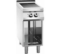 Fourneau à 6 plaques électriques avec four électrique GN 2/1 et armoire neutre G