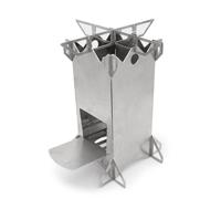 Fourneau À Bois De Chauffage Portable, Poêle D'extérieur, Brûleur De Cuisine Léger En Acier Inoxydable, Pique-Nique Camping Poêle À Bois