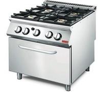 Fourneau à gaz 4 brûleurs four à gaz Gastro M 1 G
