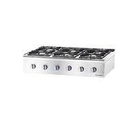 Fourneau à Gaz à Poser 6 Brûleurs (3.5 + 2x5 + 2x7 +9) G20 ou G30