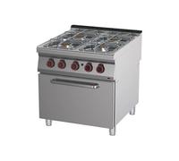 Fourneau à gaz avec four 2/1 SPT 90/80 21 G Redfox